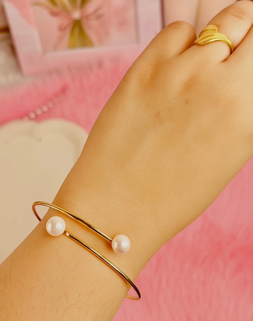 Golden single bangle Braclets - Image 2