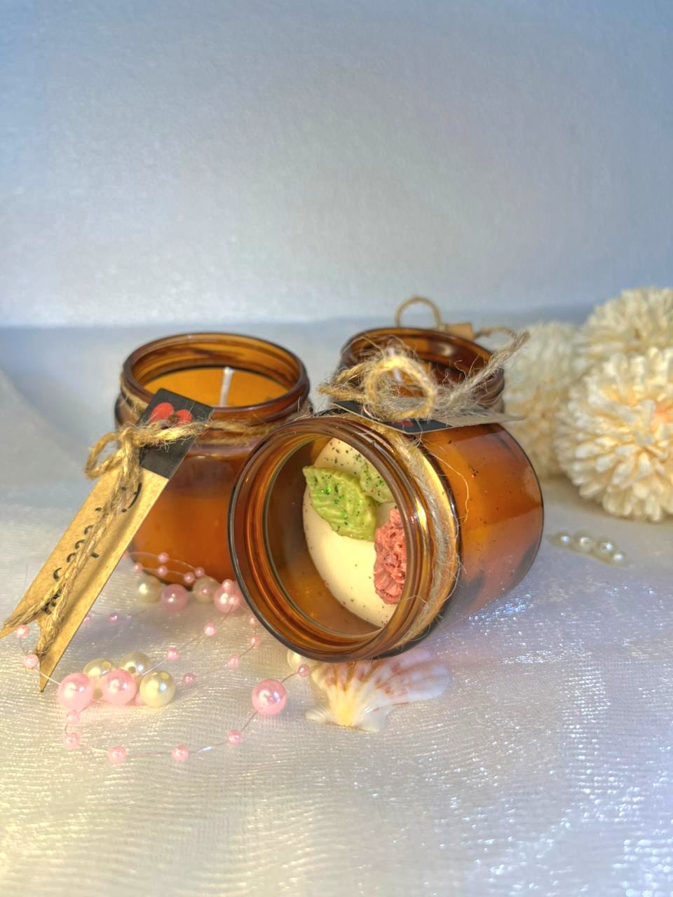 Amber Jar Candle - Image 2
