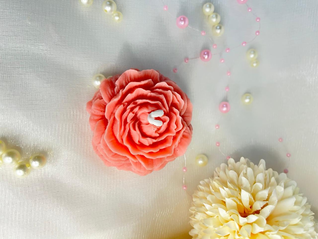 Peony flower candle - Image 13