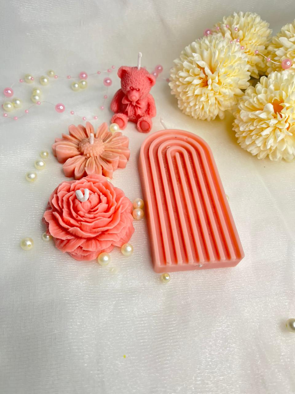 Peony flower candle - Image 12