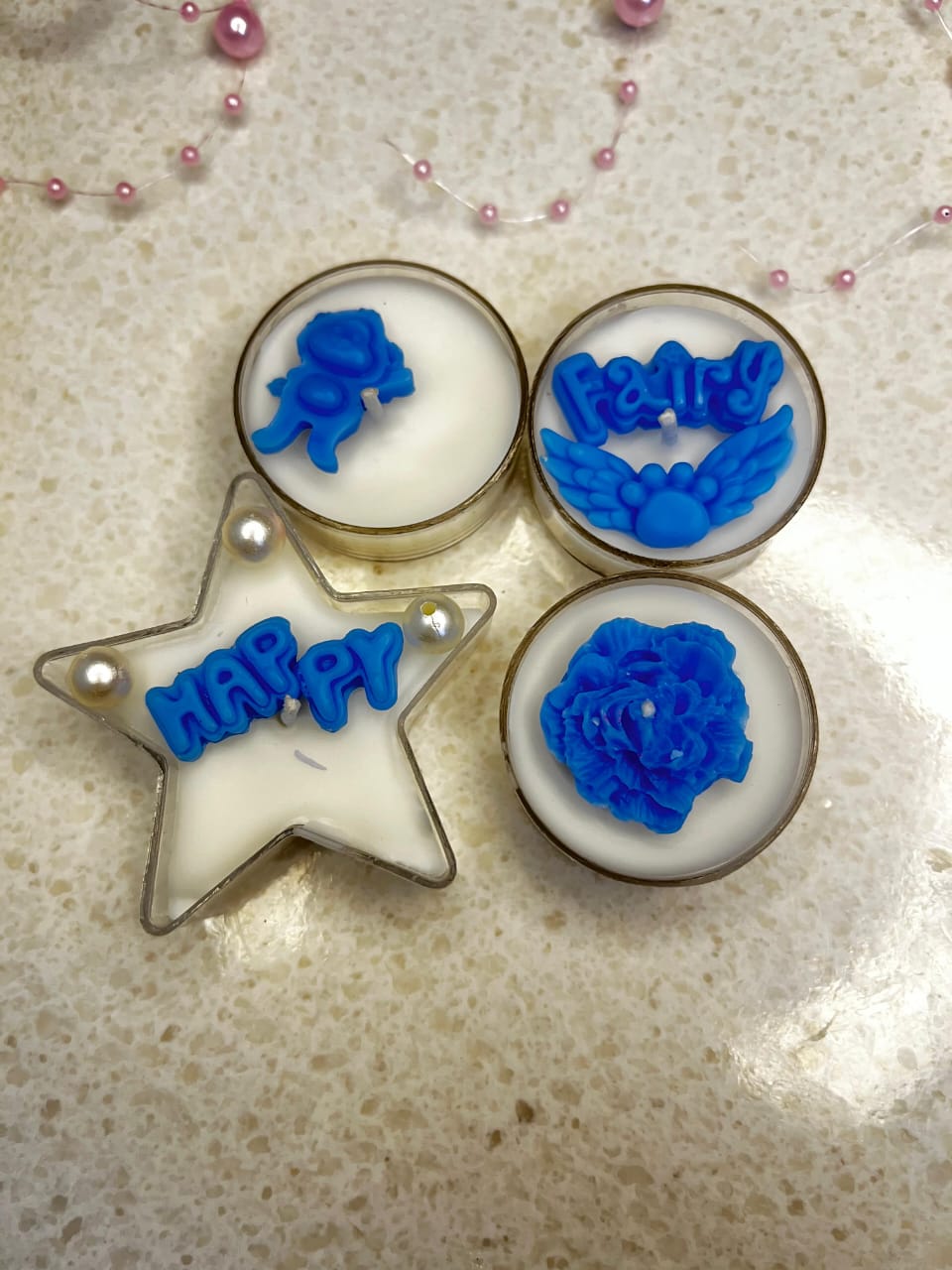 Star-circle shaped candle - Image 4