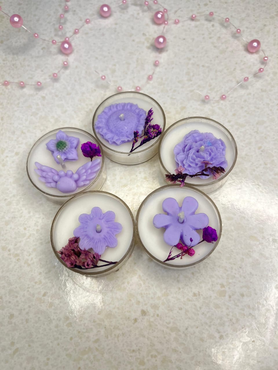 Star-circle shaped candle - Image 3