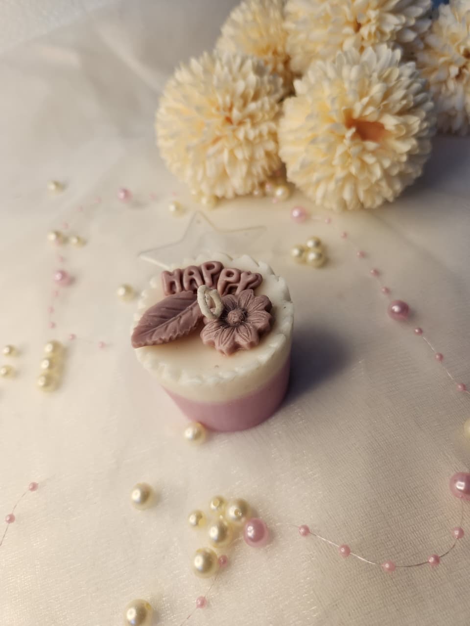 Peony flower candle - Image 2