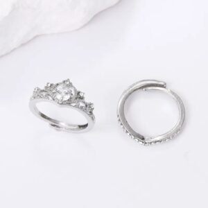 Sterling Silver crown ring