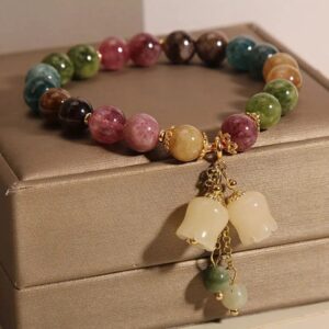 Aphro Natural colored tourmaline bracelet